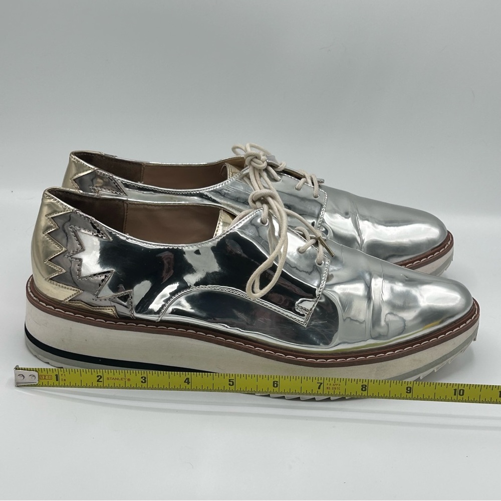 Zara Silver Women's Oxford Shoes